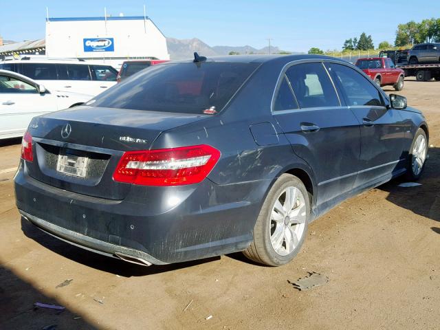 WDDHF2EB5BA338441 - 2011 MERCEDES-BENZ E 350 BLUE BLUE photo 4