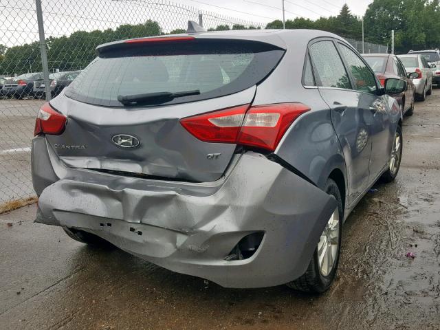 KMHD35LE1DU050364 - 2013 HYUNDAI ELANTRA GT SILVER photo 4