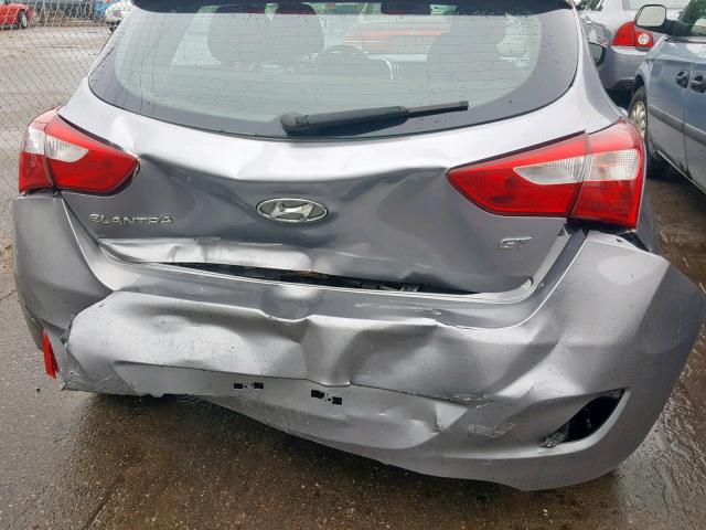 KMHD35LE1DU050364 - 2013 HYUNDAI ELANTRA GT SILVER photo 9