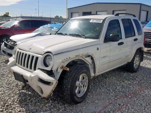 1J4GL58K44W141885 - 2004 JEEP LIBERTY LI WHITE photo 2