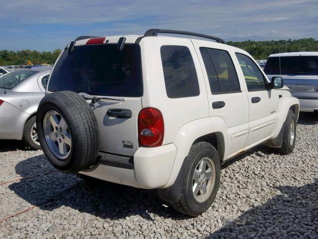 1J4GL58K44W141885 - 2004 JEEP LIBERTY LI WHITE photo 4