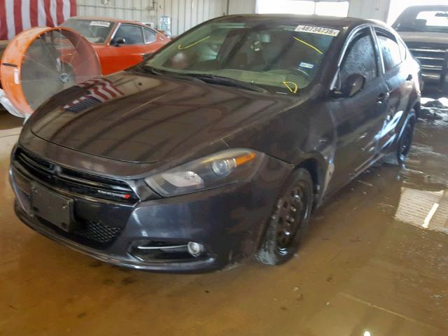 1C3CDFBA4DD322184 - 2013 DODGE DART SXT BLACK photo 2