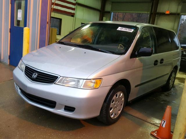 2HKRL18551H511891 - 2001 HONDA ODYSSEY LX SILVER photo 2