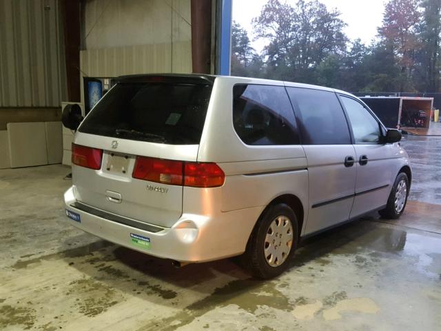 2HKRL18551H511891 - 2001 HONDA ODYSSEY LX SILVER photo 4