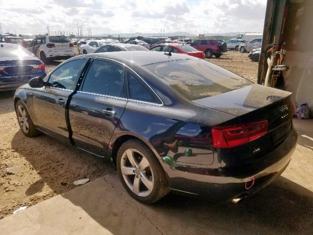 WAUBGAFC1CN006907 - 2012 AUDI A6 GRAY photo 3