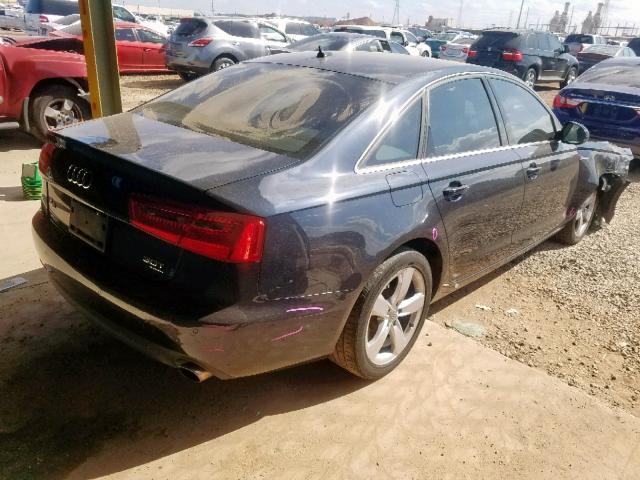 WAUBGAFC1CN006907 - 2012 AUDI A6 GRAY photo 4