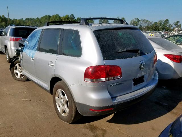 WVGZG77L95D020657 - 2005 VOLKSWAGEN TOUAREG 3. SILVER photo 3