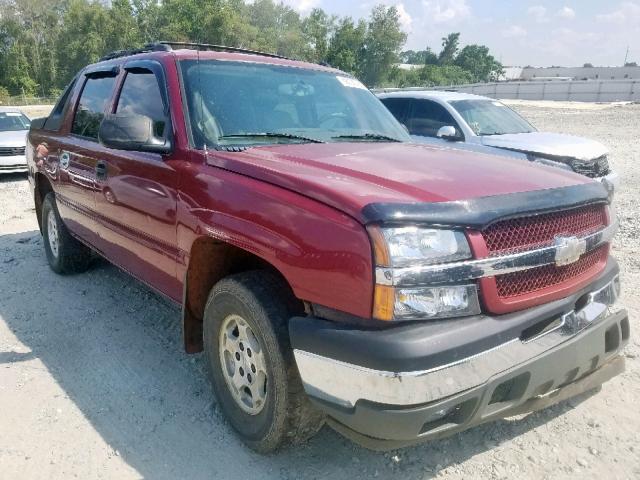 3GNEC12Z75G188931 - 2005 CHEVROLET AVALANCHE RED photo 1