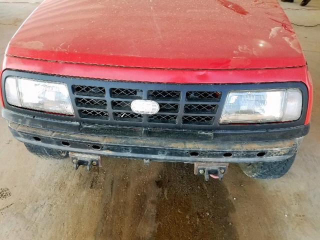 2CNBJ18U5M6926678 - 1991 GEO TRACKER RED photo 7