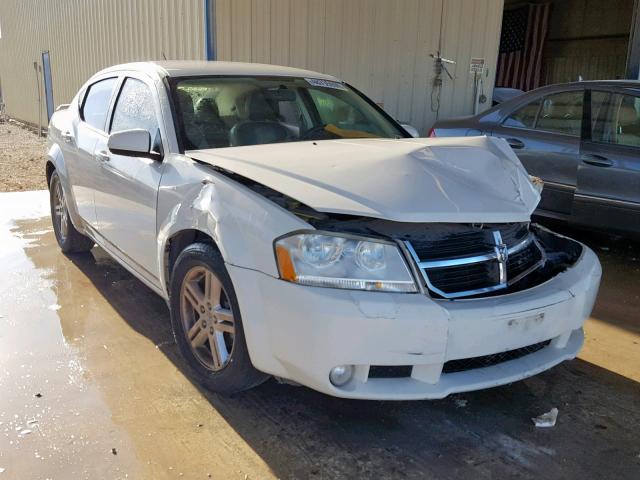 1B3CC5FB6AN198745 - 2010 DODGE AVENGER R/ WHITE photo 1