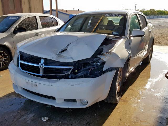 1B3CC5FB6AN198745 - 2010 DODGE AVENGER R/ WHITE photo 2