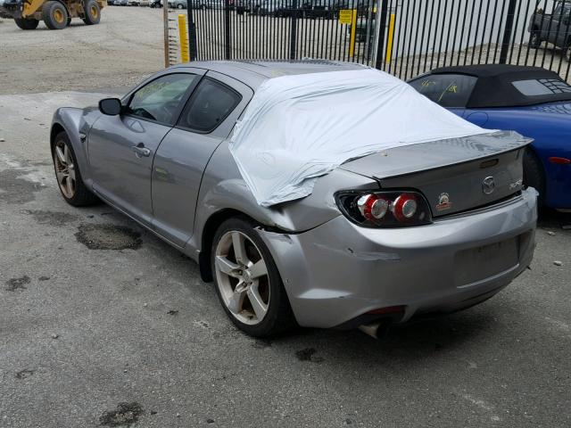 JM1FE1R41B0405665 - 2011 MAZDA RX8 SILVER photo 3