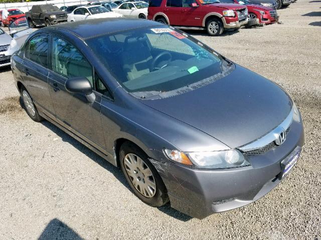 2HGFA1F36AH564832 - 2010 HONDA CIVIC VP GRAY photo 1