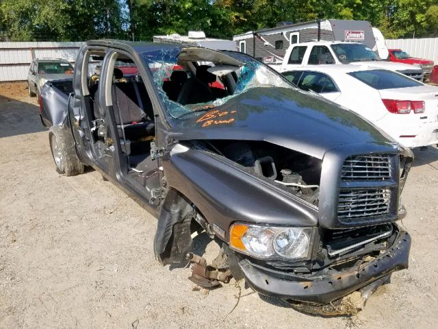 1D7HA18D34J181422 - 2004 DODGE RAM 1500 S GRAY photo 1