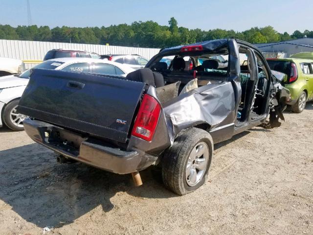 1D7HA18D34J181422 - 2004 DODGE RAM 1500 S GRAY photo 4