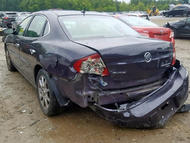 2G4WD582971221446 - 2007 BUICK LACROSSE C MAROON photo 3