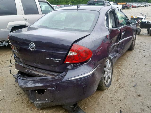 2G4WD582971221446 - 2007 BUICK LACROSSE C MAROON photo 4