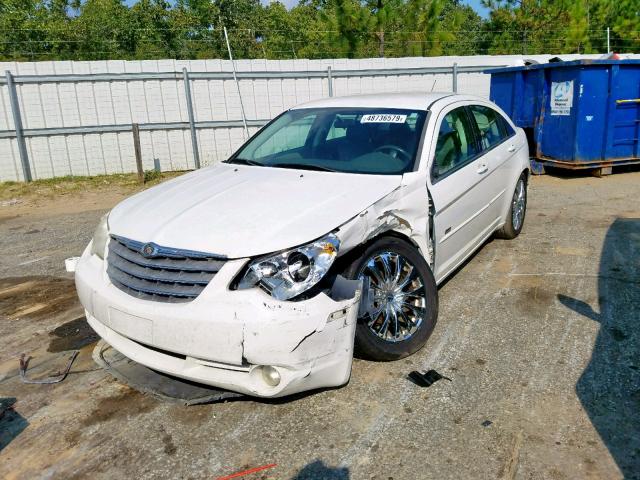 1C3LC56K68N196474 - 2008 CHRYSLER SEBRING TO WHITE photo 2