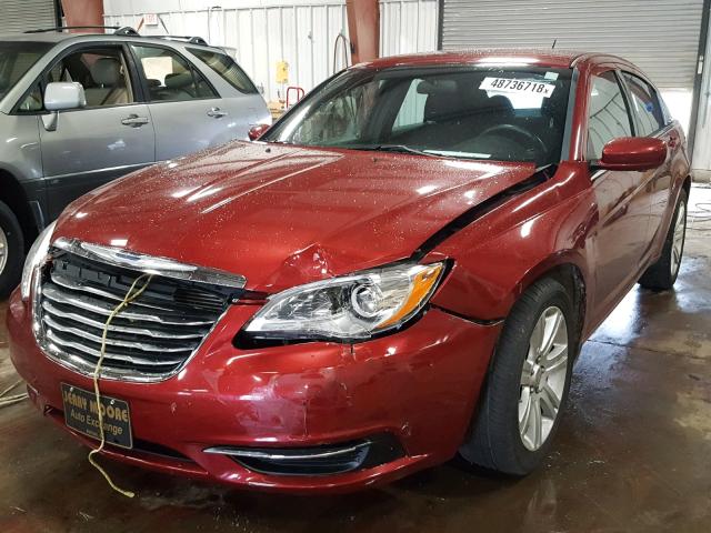 1C3CCBBB5CN301275 - 2012 CHRYSLER 200 TOURIN RED photo 2