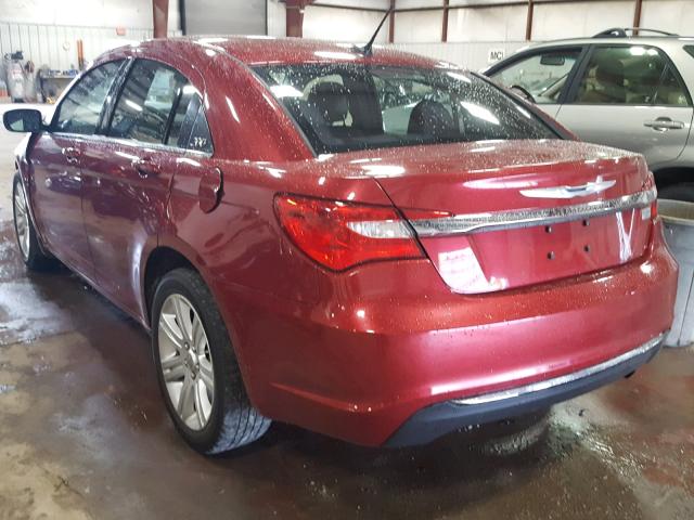 1C3CCBBB5CN301275 - 2012 CHRYSLER 200 TOURIN RED photo 3