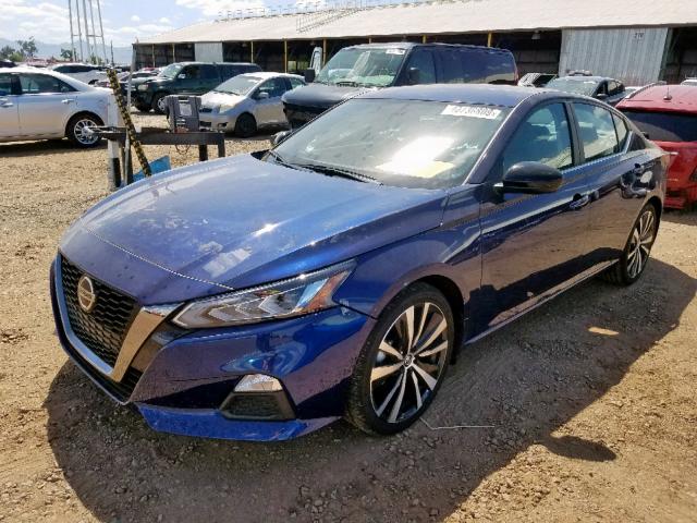 1N4BL4CV1KC170373 - 2019 NISSAN ALTIMA SR BLUE photo 2