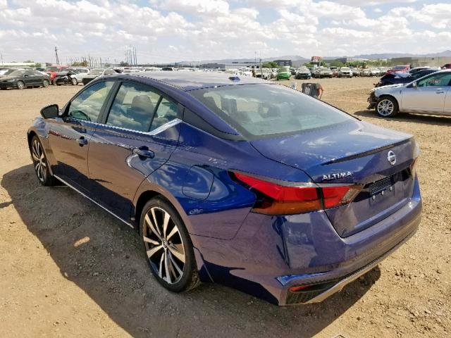 1N4BL4CV1KC170373 - 2019 NISSAN ALTIMA SR BLUE photo 3