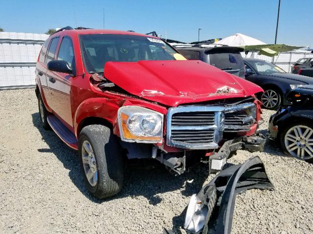 1D4HB38N84F169493 - 2004 DODGE DURANGO ST RED photo 1