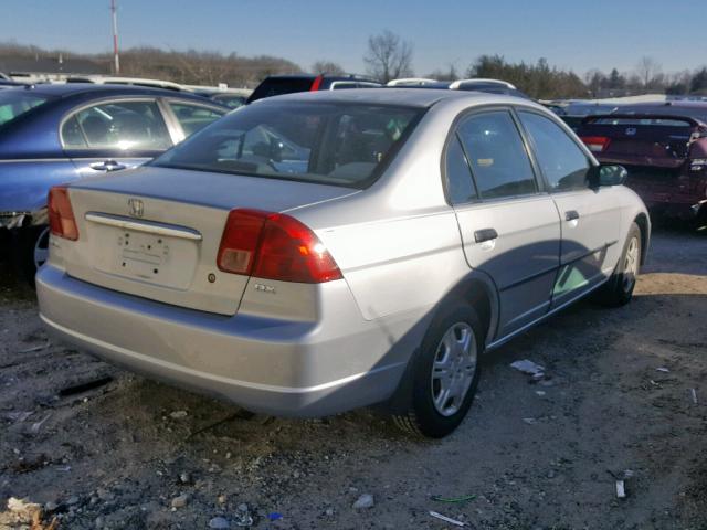 2HGES16221H592286 - 2001 HONDA CIVIC DX SILVER photo 4