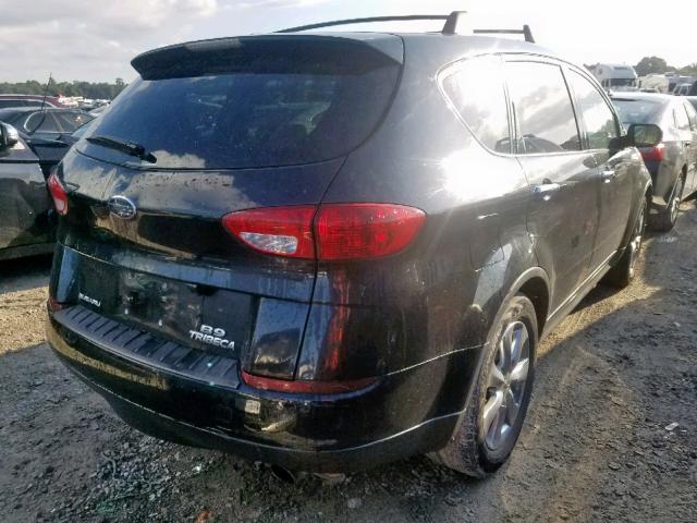 4S4WX83D774411705 - 2007 SUBARU B9 TRIBECA BLACK photo 4