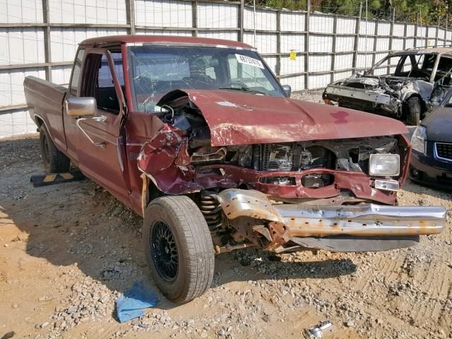 1FTCR14A0JPB96364 - 1988 FORD RANGER SUP RED photo 1