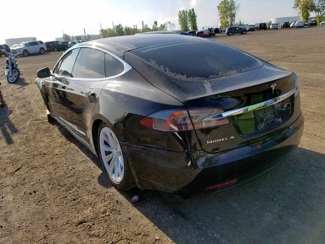 5YJSA1E24HF185270 - 2017 TESLA MODEL S BLACK photo 3