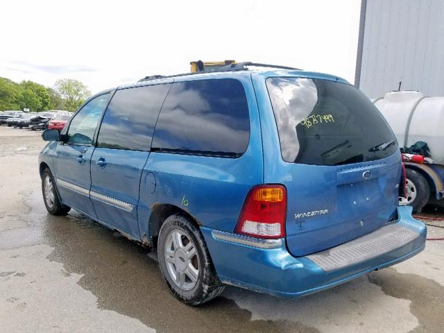 2FMZA52453BB05441 - 2003 FORD WINDSTAR S BLUE photo 3