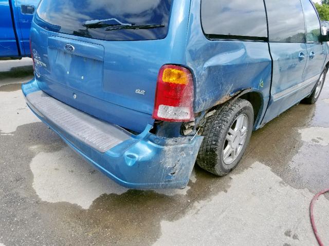 2FMZA52453BB05441 - 2003 FORD WINDSTAR S BLUE photo 9