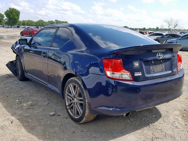 JTKJF5C73C3037564 - 2012 TOYOTA SCION TC ლურჯი ფოტო 3