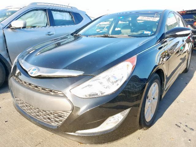 KMHEC4A44DA074331 - 2013 HYUNDAI SONATA HYB BLACK photo 2