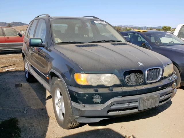 WBAFA53541LP24783 - 2001 BMW X5 3.0I GREEN photo 1