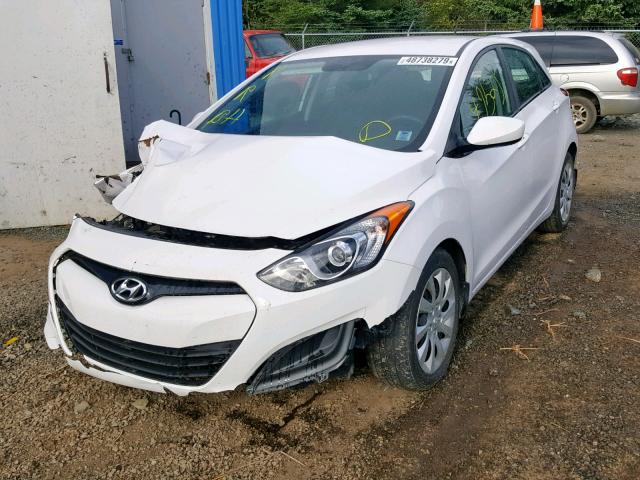 KMHD25LHXEU176270 - 2014 HYUNDAI ELANTRA GT WHITE photo 2