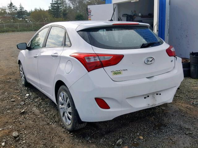 KMHD25LHXEU176270 - 2014 HYUNDAI ELANTRA GT WHITE photo 3