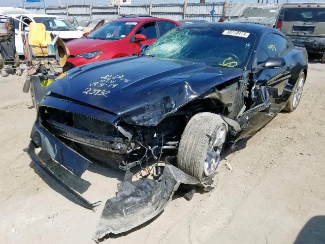 1FA6P8CF5F5382130 - 2015 FORD MUSTANG GT BLACK photo 2