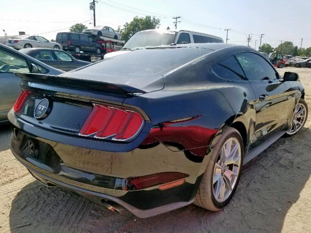 1FA6P8CF5F5382130 - 2015 FORD MUSTANG GT BLACK photo 4