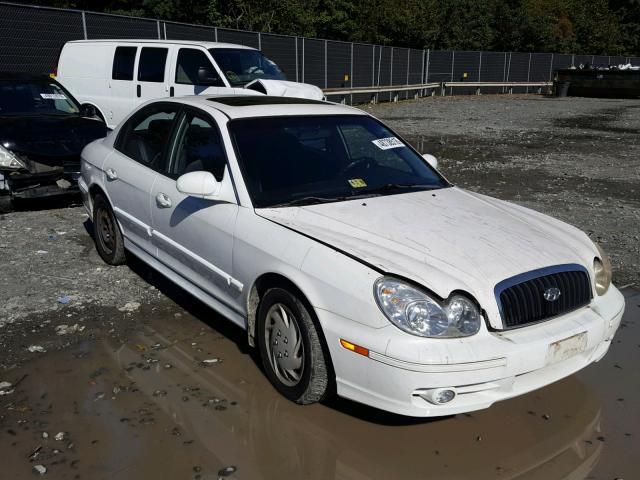 KMHWF25S82A656907 - 2002 HYUNDAI SONATA GL WHITE photo 1