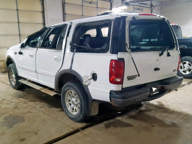 1FMRU1661YLB36236 - 2000 FORD EXPEDITION WHITE photo 3