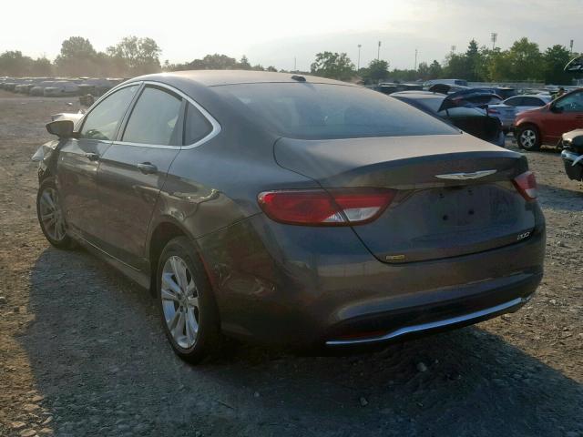 1C3CCCAB3FN595965 - 2015 CHRYSLER 200 LIMITE SILVER photo 3