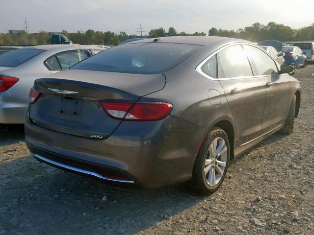 1C3CCCAB3FN595965 - 2015 CHRYSLER 200 LIMITE SILVER photo 4