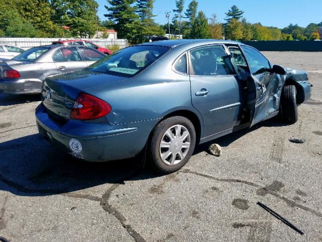 2G4WC552671176554 - 2007 BUICK LACROSSE C BLUE photo 4