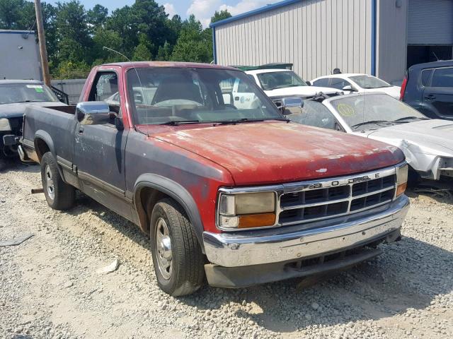 1B7FL26X1TS589585 - 1996 DODGE DAKOTA RED photo 1