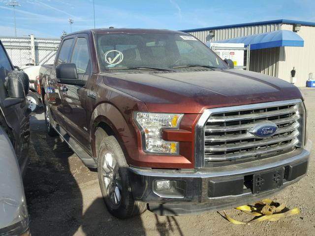 1FTEW1CP8FKE83219 - 2015 FORD F150 SUPER BROWN photo 1