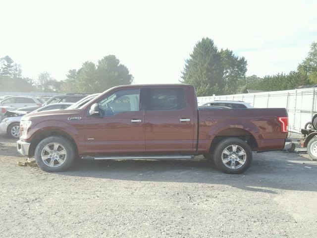 1FTEW1CP8FKE83219 - 2015 FORD F150 SUPER BROWN photo 9