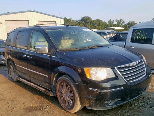 2A8HR64X98R615031 - 2008 CHRYSLER TOWN & COU BLACK photo 1