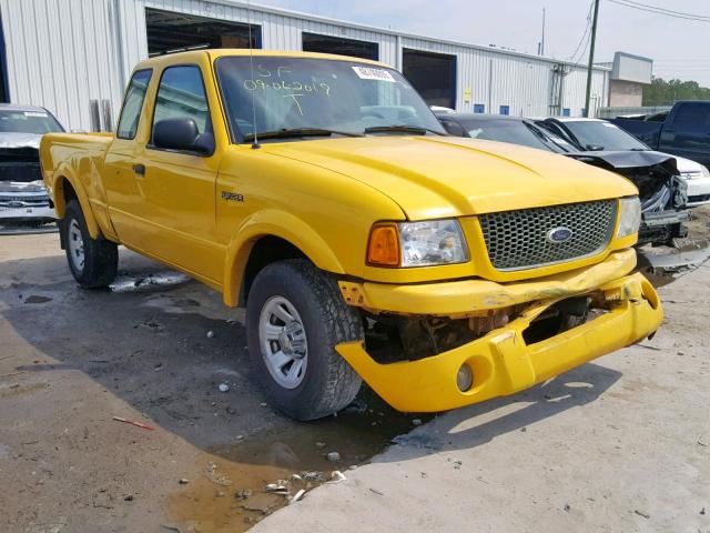 1FTYR14U22TA06461 - 2002 FORD RANGER SUP YELLOW photo 1